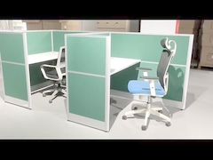 Aluminum Red Office Workstation Desk for Office 2 4 6 Person Seater