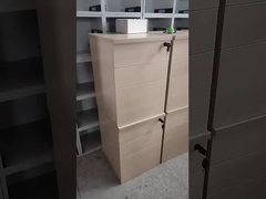 3 Drawer Mobile File Cabinet Wooden Lockable Filing Cabinet