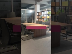 Classic Wood Large Conference Table For 10 Seats