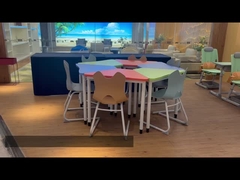 Modern School Furniture Library Classroom Table And Chair Sets Produced By Beston Furniture