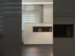 BESTON Furniture Office Wooden Filing Cabinets White Storage Cabinet