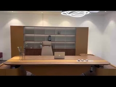 BESTON Modern L Shaped Boss Office Computer Desk Executive Corner Office Desk