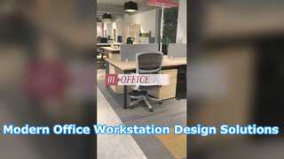 Modern Office Workstation Layouts for Team Collaboration