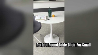 Modern Round Conference Table for Small Offices