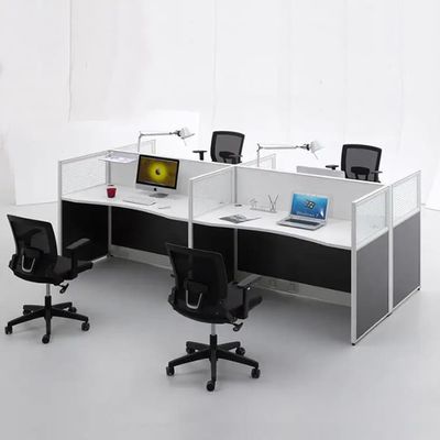 ISO Certified Modular Workstation Desk with Customizable Size and Melamine Board