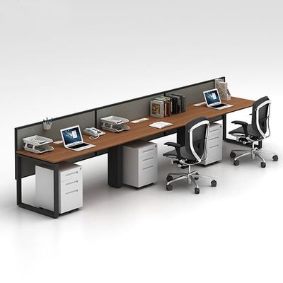 OEM Office Workstation Desks Cubicle 3 Person Workstation