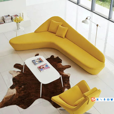 ISO Office Furniture Sofa Breathable Comfortable Fabric Sofa Set