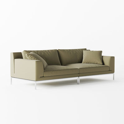 Green Leather Office Sofa Set PU Leather Furniture Modern Sofa