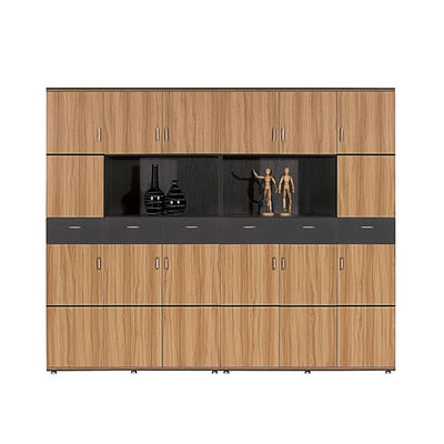 Height Double Door Strong Office Bookcase Wooden Filing Cupboard