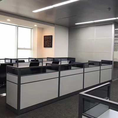 Customized L Shape 2 4 6 Person Staff Office Modular Workstations