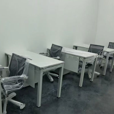 1.2M Wooden White Single Computer Staff Table Workstation For Office