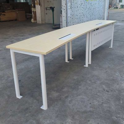 Rectangular Wooden Curved Desktop Office CEO Meeting Room Office Training Table