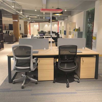 Office Furniture Manufacturers Wooden Linear Workstation Office Table