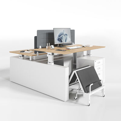 Modern Adjustable Standing Desk 2 4 Person Electric Sit And Stand Desk