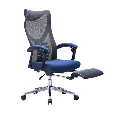 Computer Office Chair Staff Home Mesh  Lift Swivel Office Chair With Footrest