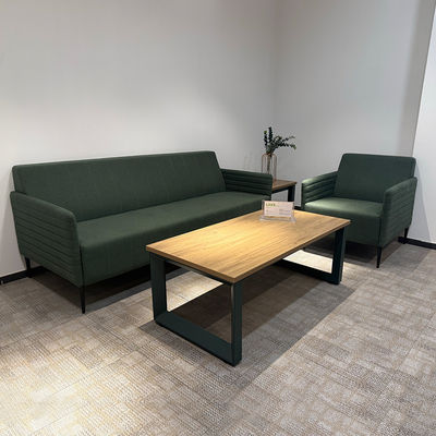 Factory Price Green Fabric Office Furniture Luxurious Office Sofa Set