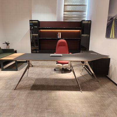 Hot Selling Office Desk 1.8m Modern L-Shape Executive Desk For CEO Office Furniture