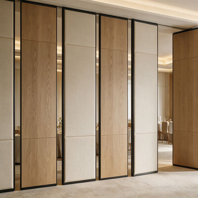 Customizable Hotel Mobile Partition Wall Room Divider Sliding Partition Wall For Hotel Meeting Room